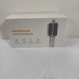 Maxgroom Factory Sealed New Hair blow dryer brush High Speed Negative Ions